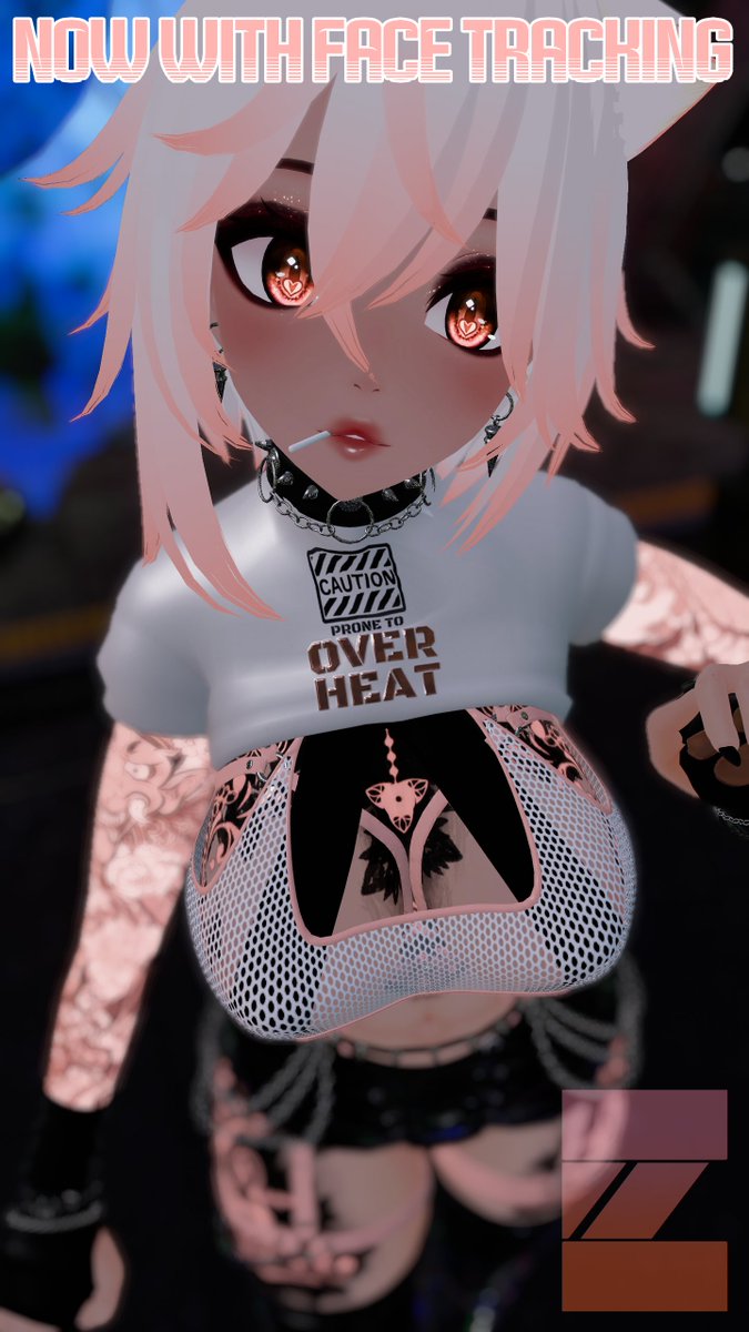 ✨Alley Cat: 2.0- 2025 "Re-mastered"✨
She'll be available again very soon, only on Jinxxy. Updated to Unity 2022 and a new Starlynn head version  w/ Face tracking!
(And Yes! Original purchases from GR will be able to have her update free with proof of purchase.)