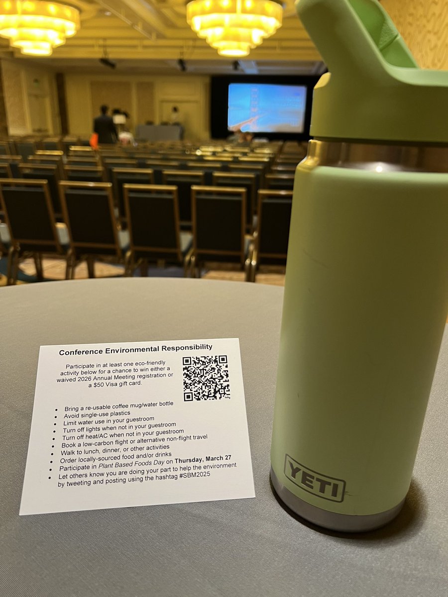 Dr. Linda E. Carlson 🇨🇦 🇨🇦 (@linda_e_carlson) on Twitter photo Happy to see <a href="/BehavioralMed/">SBM</a> doing some good things for the environment at #SBM2025 with a plant-based food day and eco-friendly activities! Happy to see <a href="/BehavioralMed/">SBM</a> doing some good things for the environment at #SBM2025 with a plant-based food day and eco-friendly activities!