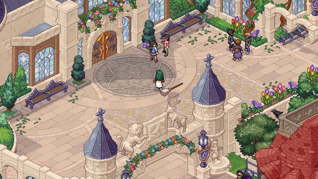 「魔法使いを目指して、大学生活を満喫!放課後はバイトやグッズ制作もできるSLG『W」|⚡Game*Spark⚡のイラスト
