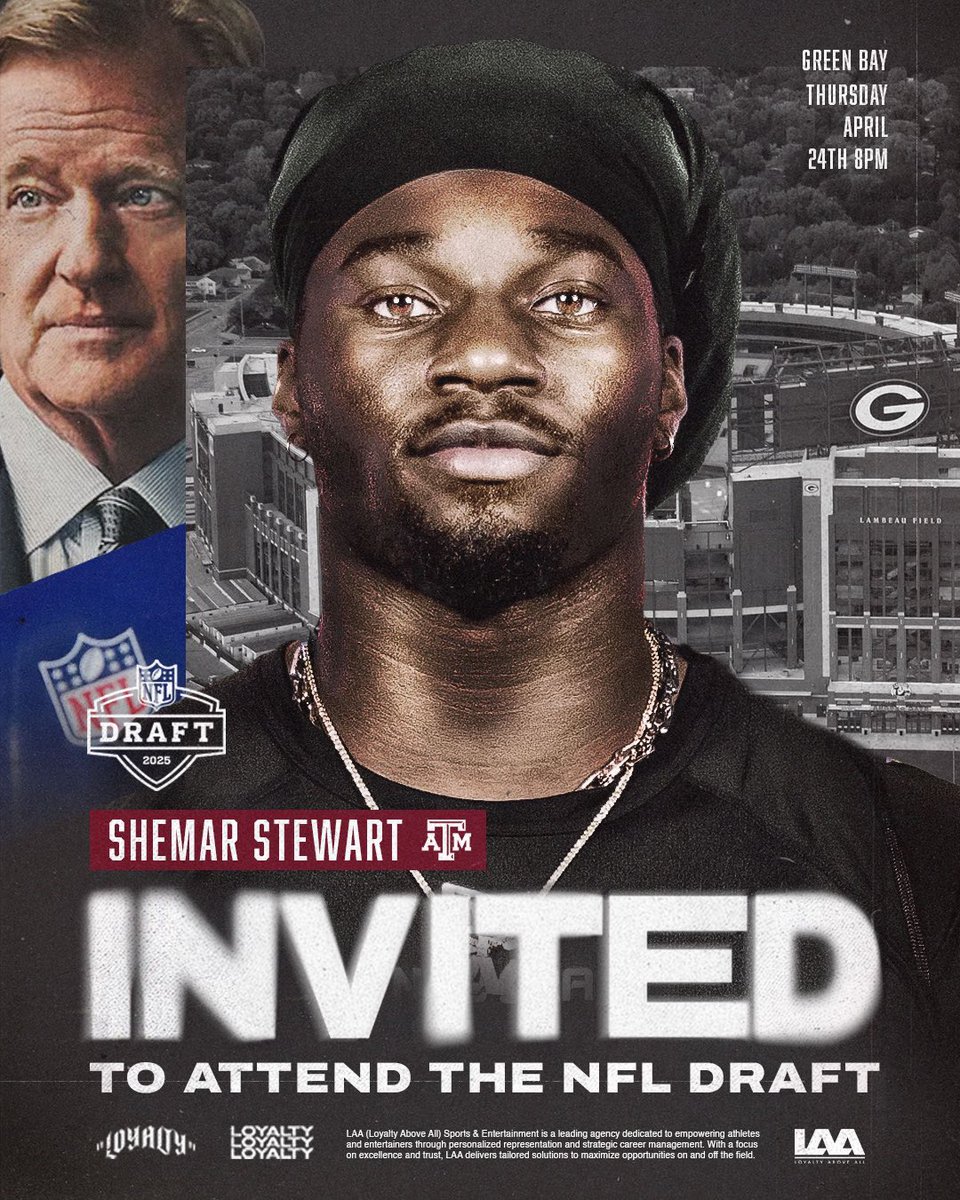 We’ll be live from the Green Room in Green Bay… where will <a href="/ShemarStewart14/">Shemar Stewart</a> play next 👀 🟢 🚪 <a href="/NFL/">NFL</a> #NFLDraft

4.24.25 - 8pm EST #LAA