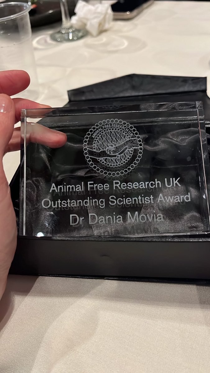 Yesterday evening was one of those unique moments in one’s career. I had the honor of receiving the Outstanding Scientist Award by <a href="/AFR_UK/">AnimalFreeResearchUK</a>, surrounded by inspiring like-minded scientists and colleagues in the beautiful city of York.  #UseScienceNotAnimals