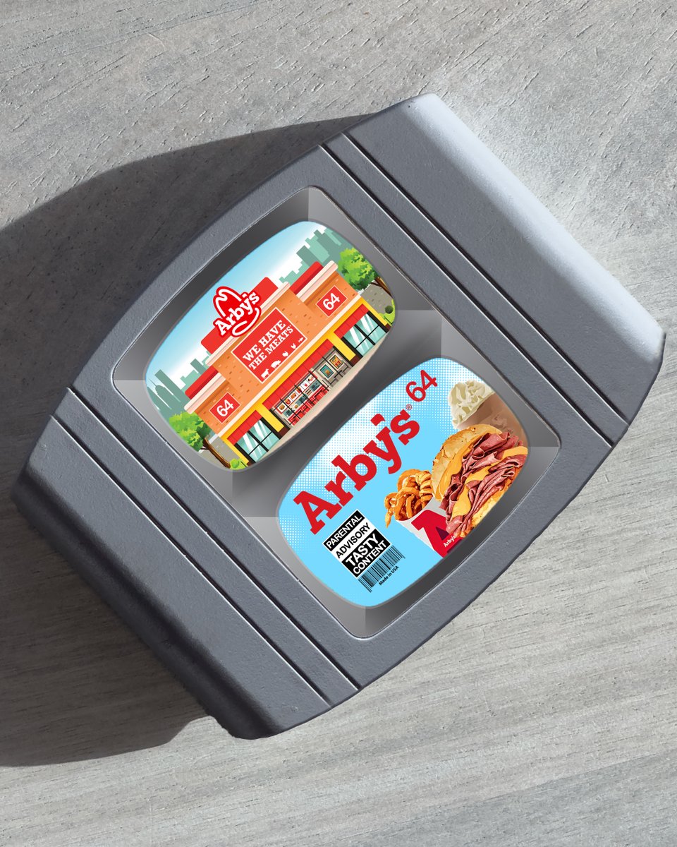 Arbys's tweet image. heard the curly fry level is insane