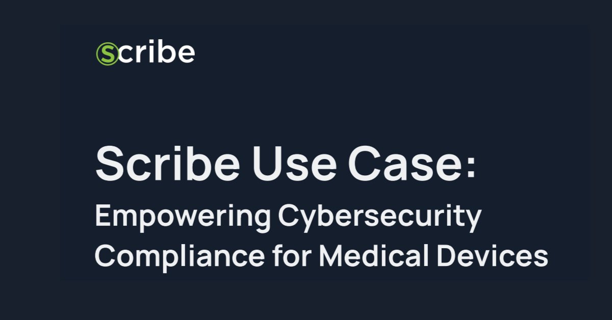 Scribe Security tweet media