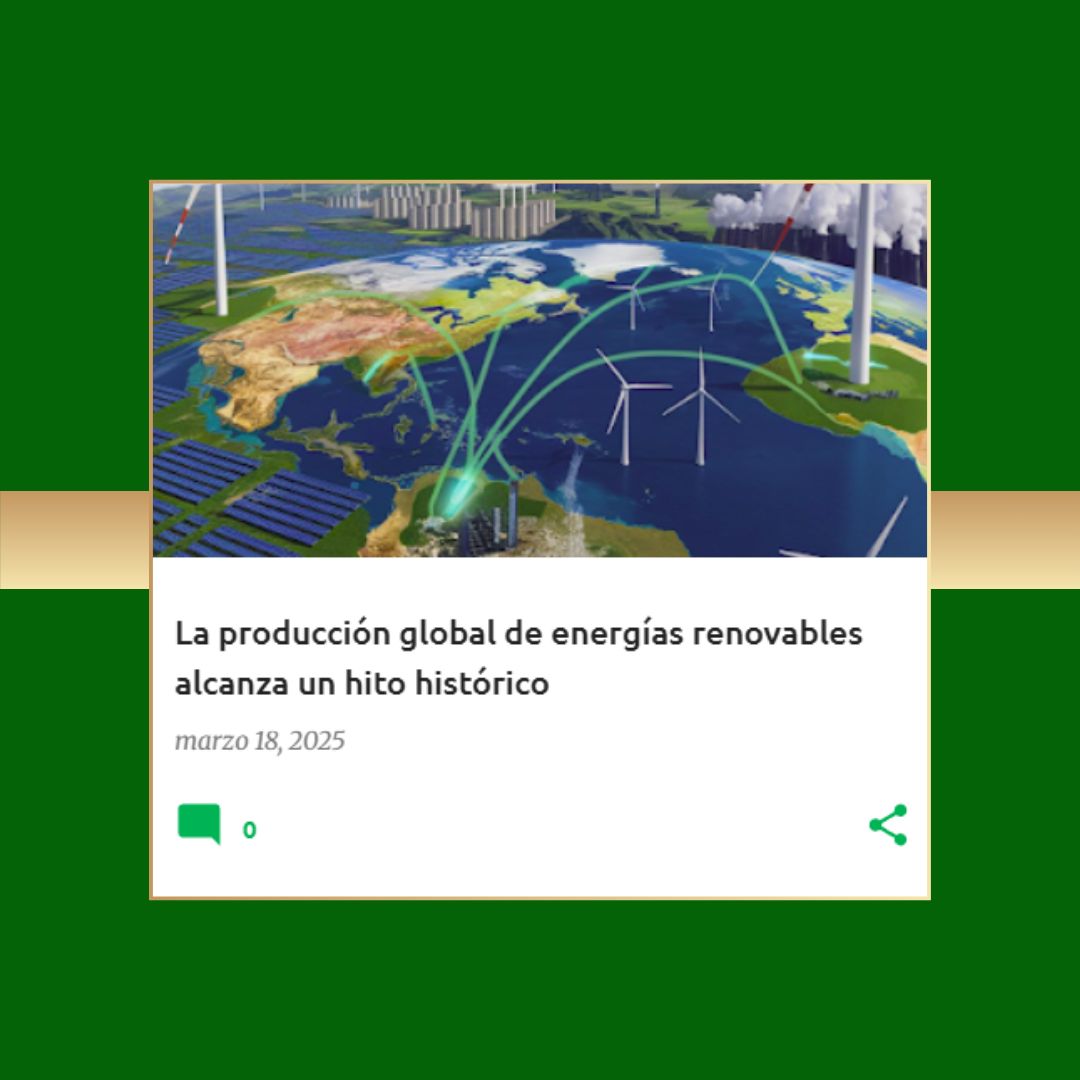 Avacun_OFC's tweet photo. 🌎 La producción global de energías renovables alcanza un hito histórico. ¿Qué significa esto para el futuro? Descúbrelo en nuestro blog 👉 https://t.co/NpH8GCxWe6

#EnergíaRenovable #Sostenibilidad #FuturoVerde #AVACUN https://t.co/ou2Uoaje5h