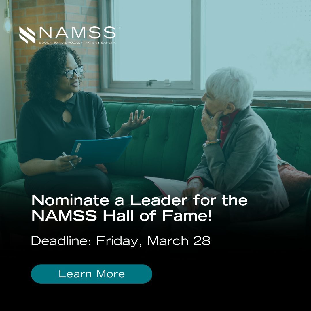 ⏳ Final chance to nominate a leader for the NAMSS Hall of Fame! This is your opportunity to recognize someone who goes above and beyond in the profession. 

Submit your nomination: buff.ly/muy6VJU