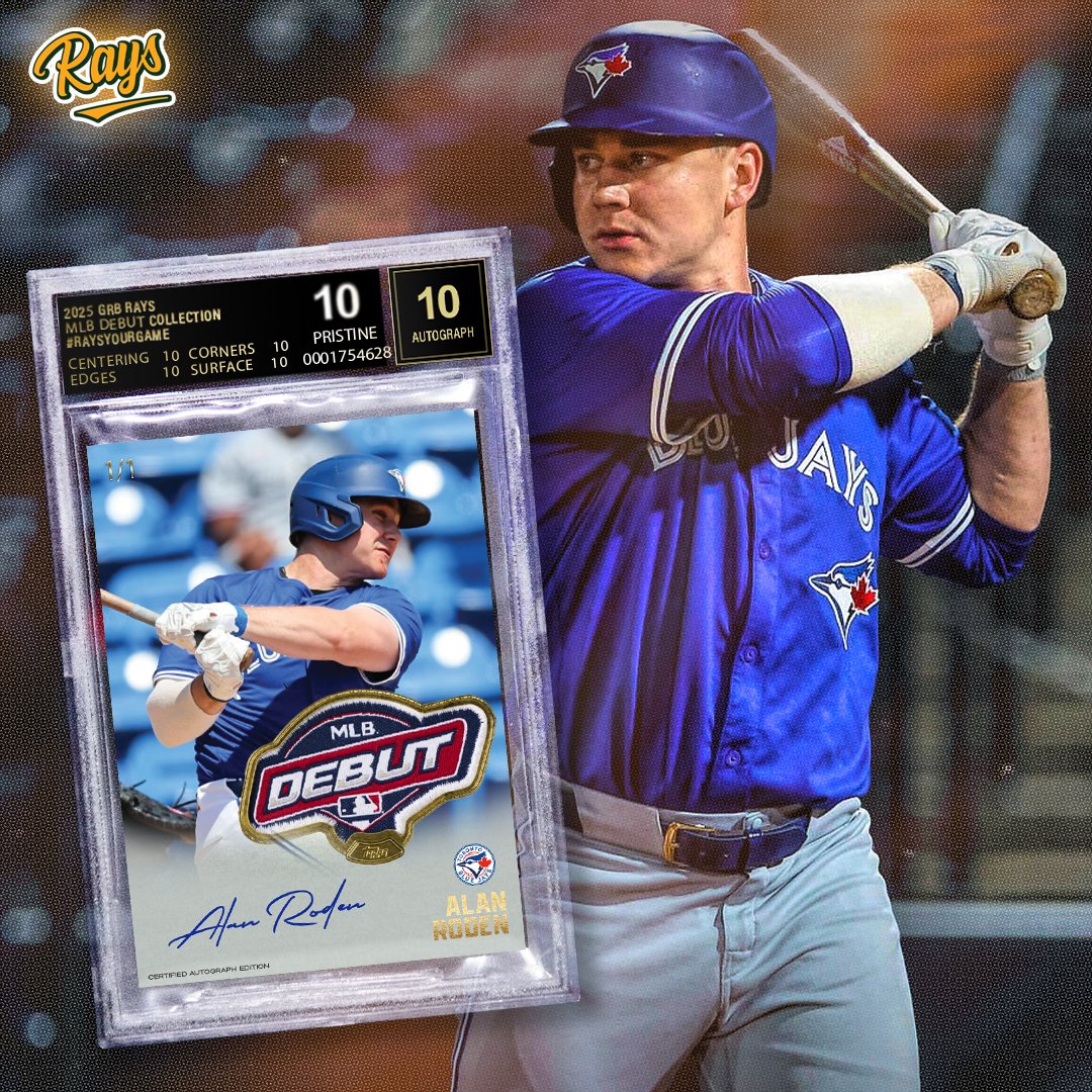 GRB RAYS BASEBALL (@grbrays) on Twitter photo It's Official, Rays alum <a href="/alanster28/">Alan Roden</a> will make his Major League debut this afternoon with the <a href="/BlueJays/">Toronto Blue Jays</a>! Congrats, Alan, way to make Rays Nation proud! #OpeningDay It's Official, Rays alum <a href="/alanster28/">Alan Roden</a> will make his Major League debut this afternoon with the <a href="/BlueJays/">Toronto Blue Jays</a>! Congrats, Alan, way to make Rays Nation proud! #OpeningDay