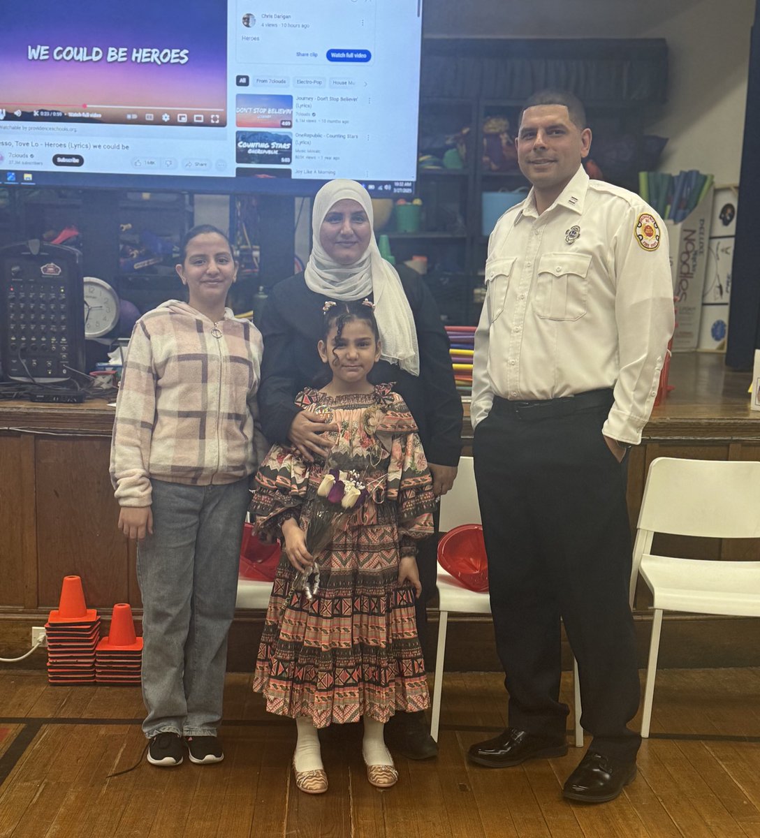 This morning we celebrated 3 of our Newcomer students who acted as heroes earlier this month. Their quick thinking and brave actions helped save a staff member who needed medical attention. Due to their actions, everything worked out well 🙏🏼
These heroes were celebrated by