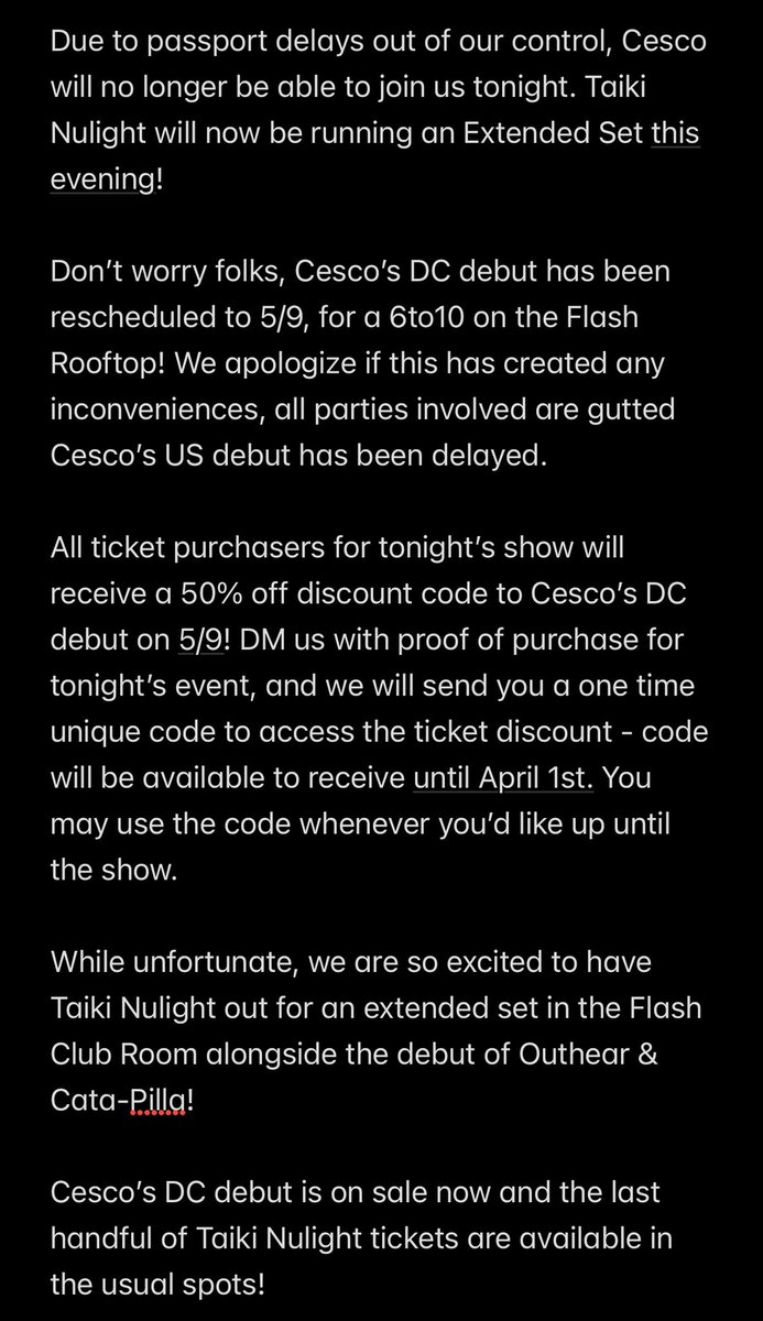 Para Presents tweet media