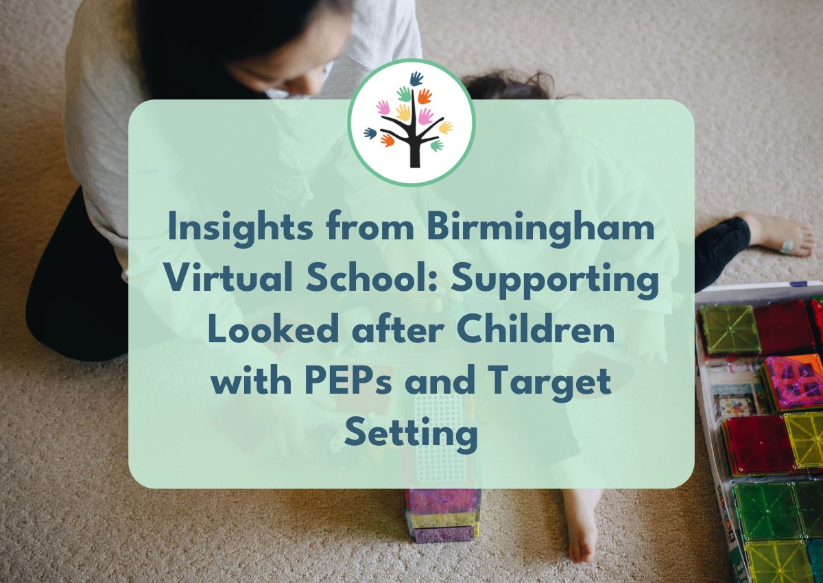 ✨ On the blog ✨

Discussing PEPs, target setting, and supporting Looked After Children: an interview with Birmingham Virtual School

👉 birminghamearlyyearsnetworks.org/blog/insights-…

#EarlyYears #SEND