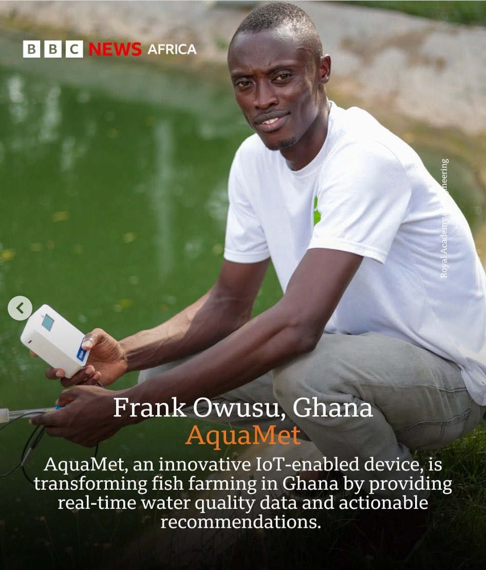 Our former student and Teaching Assistant Frank OWUSU is among sixteen innovators from seven African countries who have been shortlisted for the 2025 Africa Prize for Engineering Innovation by the Royal Academy of Engineering, Well done, Frank.