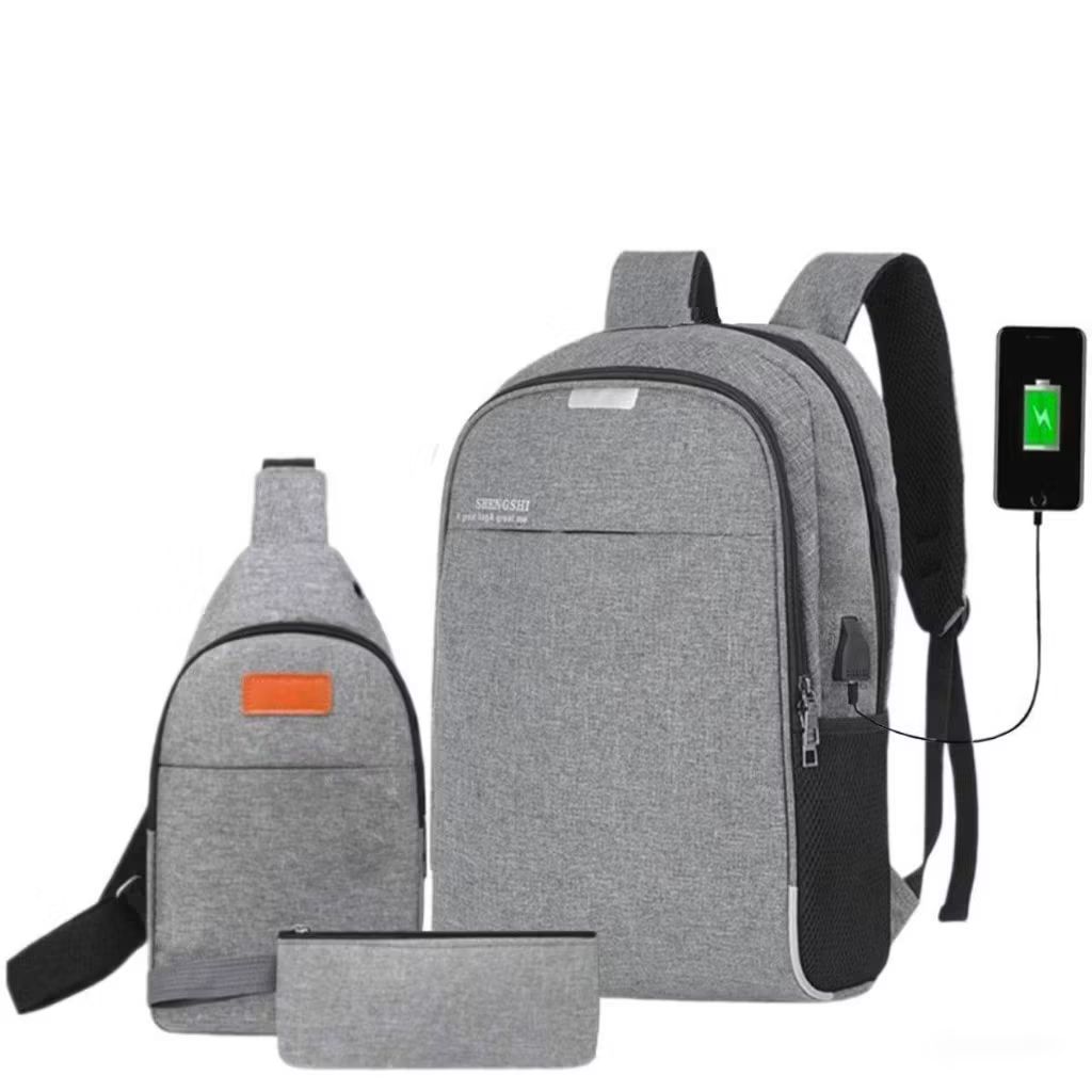 Dê uma olhada em Kit 3 Bolsas Masculino Feminino Design Moderno Confortável e Resistente por R$43,99 - R$49,99. Compre na Shopee agora! s.shopee.com.br/10p824ArX5?sha…