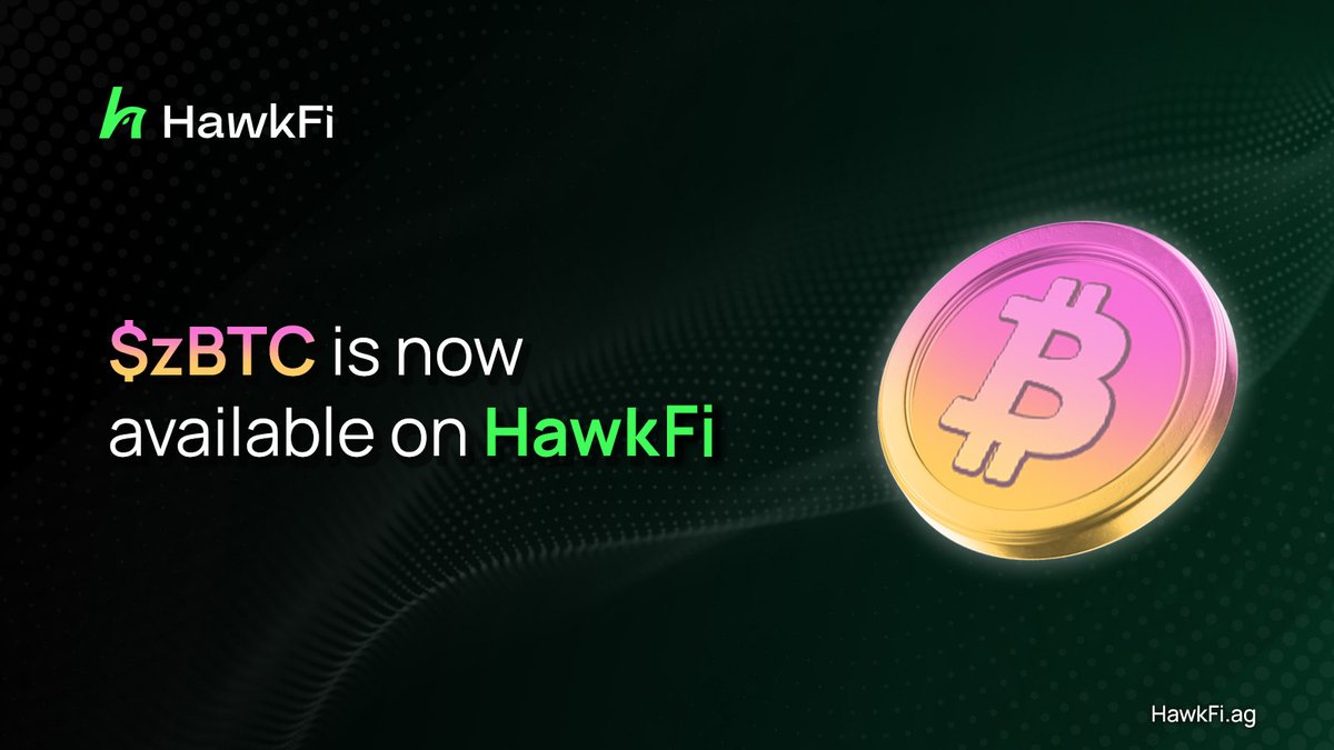 HawkFi_'s tweet image. $zBTC pools are now available on HawkFi!

⚡️ Automate your positions through HawkFi.ag now!

$zBTC - $SOL on @MeteoraAG
hawkfi.ag/meteora/B5KcmV…

CA: zBTCug3er3tLyffELcvDNrKkCymbPWysGcWihESYfLg