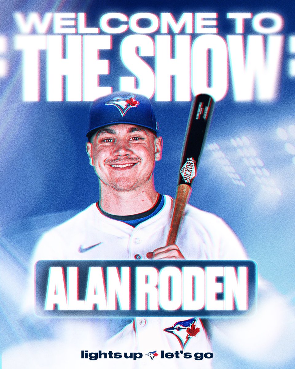BlueJays's tweet photo. Big AL to the Big Leagues! 

Welcome To The Show, Alan 👏 https://t.co/4onSF19Ymq