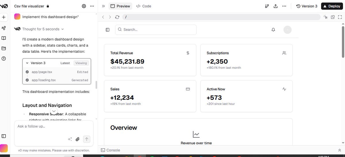 jcndata's tweet image. Who else is exploring AI for UI development? 🤖💡

#v0dev #GenerativeUI #AIforDevelopers #ALX_AiSK @alx_africa