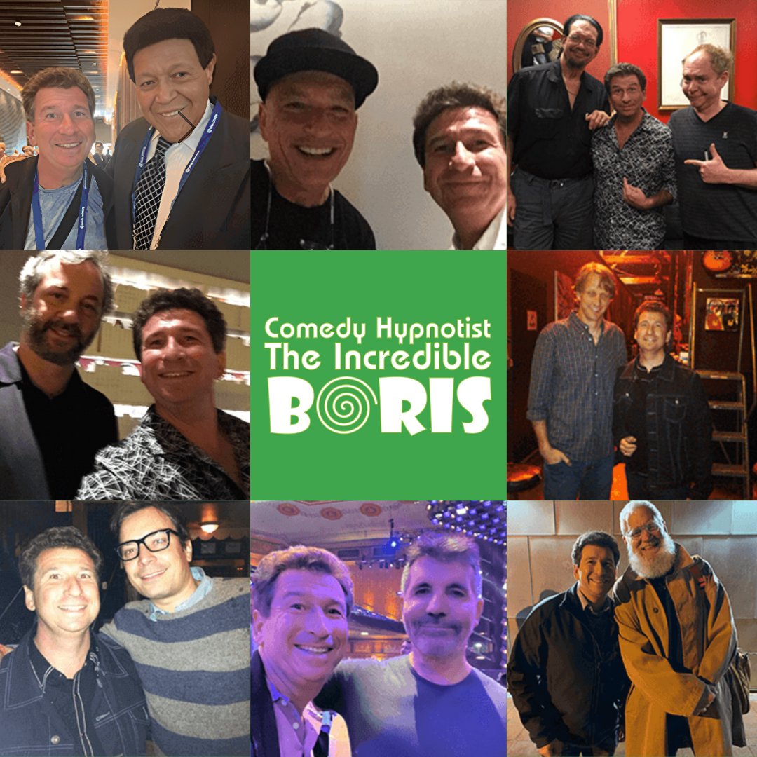 The Incredible Boris is coming on April 3. You don't want to miss this!

This hypnotist has met Jimmy Fallon, Simon Cowell, and more, appeared on The Today Show and The Maury Show, AND was in "You Are So Not Invited to My Bat Mitzvah" with Adam Sandler! 

bit.ly/4kXFo9i