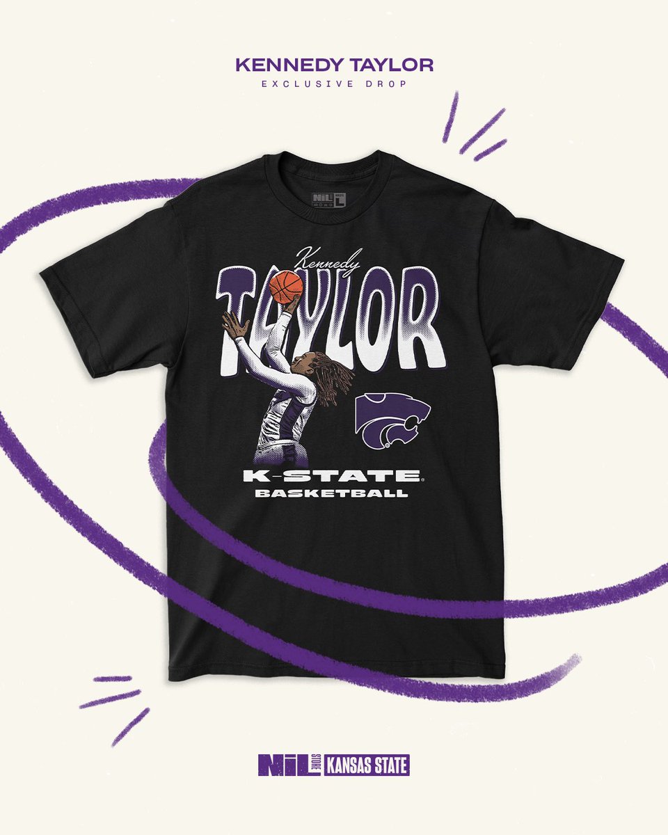 KStateNILStore's tweet image. Support @KT_baller21! Shop her new drop! 

➡️ nil.store/kansas-state/k…