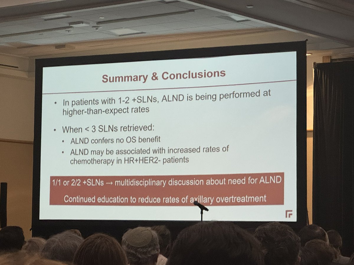 Shruti Zaveri, MD MPH (@shrutizaverimd) on Twitter photo Great study by <a href="/WalkerLyonsMD/">Walker Lyons</a> <a href="/adwilliams5/">Austin D. Williams, MD MSEd FACS</a> <a href="/FoxChaseCancer/">Fox Chase Cancer Center</a> on higher than expected rates of ALND in patients with 1/1 or 2/2 positive SLNs- highlighting need for further education to reduce axillary overtreatment #SSO2025 Great study by <a href="/WalkerLyonsMD/">Walker Lyons</a> <a href="/adwilliams5/">Austin D. Williams, MD MSEd FACS</a> <a href="/FoxChaseCancer/">Fox Chase Cancer Center</a> on higher than expected rates of ALND in patients with 1/1 or 2/2 positive SLNs- highlighting need for further education to reduce axillary overtreatment #SSO2025