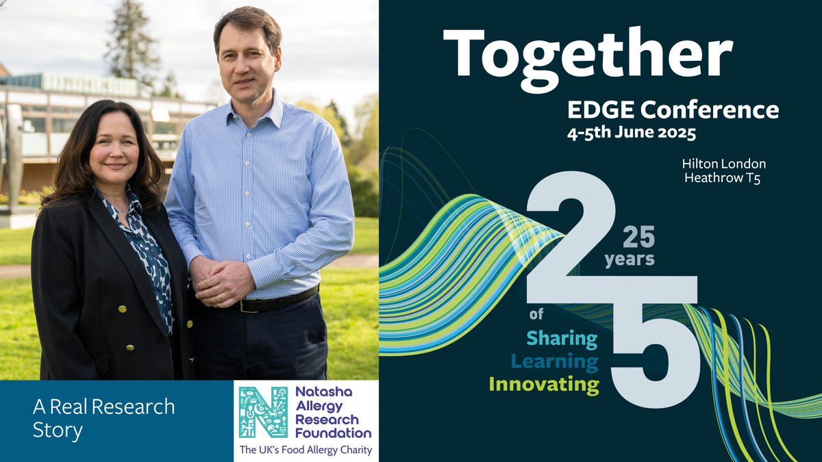 EDGE (@edgeclinical) on Twitter photo 🚨 Our first Keynote Speaker Announcement 🚨
Tanya & Nadim Ednan-Laperouse OBEs <a href="/NatashasLegacy/">The Natasha Allergy Research Foundation</a>
Tanya and Nadim will be our first keynote speakers, opening The EDGE Conference 2025 with their impactful talk, sharing their Real Research Story.
#Together25 #EDGEconf25 🚨 Our first Keynote Speaker Announcement 🚨
Tanya & Nadim Ednan-Laperouse OBEs <a href="/NatashasLegacy/">The Natasha Allergy Research Foundation</a>
Tanya and Nadim will be our first keynote speakers, opening The EDGE Conference 2025 with their impactful talk, sharing their Real Research Story.
#Together25 #EDGEconf25