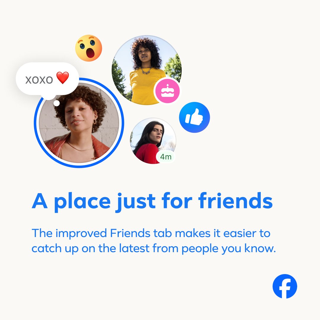 Connecting with your friends just got easier and more fun with the updated <a href="/facebook/">Facebook</a> Friends tab. 

about.fb.com/news/2025/03/b…