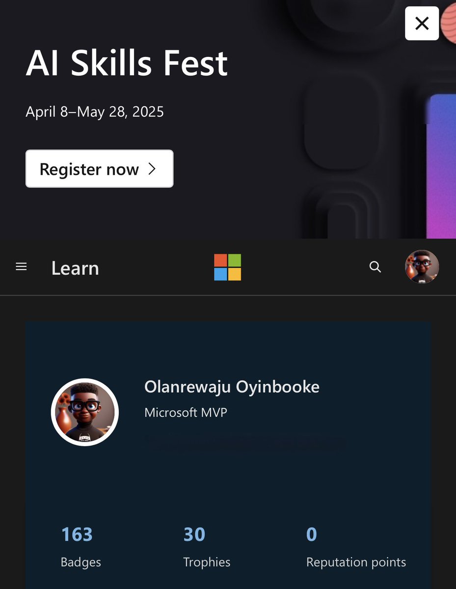 TheOyinbooke's tweet photo. 🚩The Streets Said Education Was a Scam. My Microsoft Learn Journey Proved Otherwise.

Growing up, I heard a constant refrain in my neighborhood: "Education is a waste of time. There are easier paths to success." Those voices were loud, persistent, and dangerously convincing.

Today, I look back and see a profound truth: those who abandoned learning never found the "easier path" they were promised. Meanwhile, I became the first university graduate in my entire family tree—breaking generational patterns and creating possibilities that never existed before.

But my journey didn't end with that diploma. Real success demanded continuous growth beyond formal education. This is where Microsoft Learn transformed my trajectory.

I needed a learning companion that could evolve with my career—accessible during late nights after work, available on weekends, and relevant to real challenges I faced daily. Microsoft Learn became that partner in my professional development.

The skills I've gained haven't just helped me excel at work—they've enabled me to solve meaningful problems for my community and open doors I never imagined possible. With over 160 learning modules completed, each one represents a problem I can now solve, a solution I can now build, a life I can now impact.

That's why today, I'm proudly wearing this personalized #MVPsLoveMicrosoftLearn hoodie. The customization isn't just about having my name displayed—it's a public commitment to never stop learning, building, and sharing.

Education didn't just give me knowledge—it gave me a voice, a platform, and the power to forge a completely new narrative for myself and those who will follow. This is my authentic story, and it's still being written, one module at a time.

#LifelongLearning #MicrosoftLearn #MVPsPledgeToAnswers #MVPsPledgeToLearn
#EducationTransforms #MyAuthenticStory​​​​​​​​​​​​​​​​
#MVPsLoveMSLearn