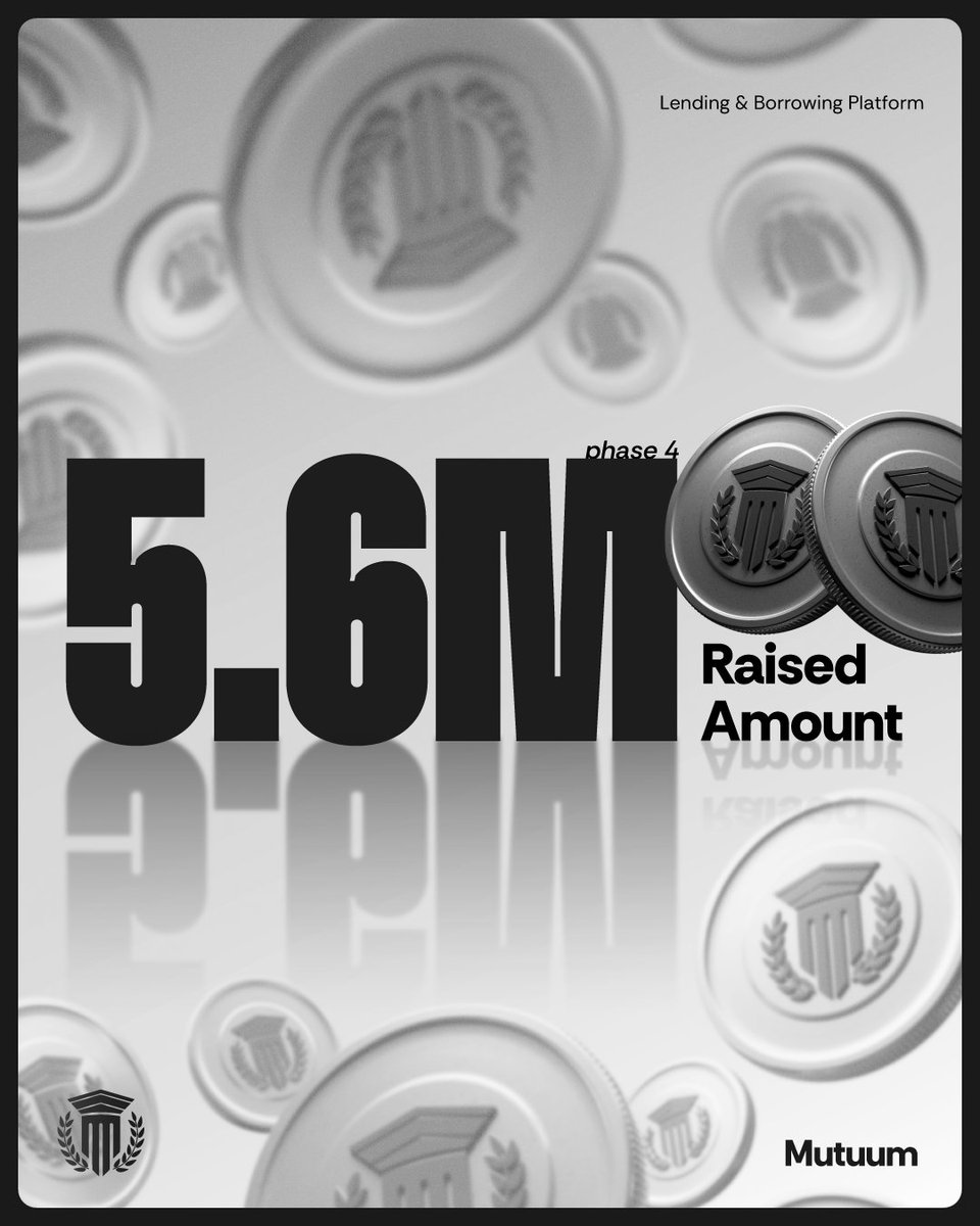 Mutuum Finance kicked off Phase 4 with a rapid $5.6 million raise.

Buy MUTM: mutuum.finance