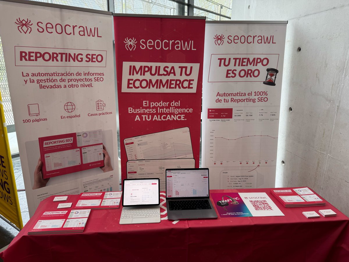 🚀 ¡Ya estamos en <a href="/TRAFFFICpro/">TRAFFFIC</a>! 🚀

Ven a visitarnos en nuestro stand y descubre cómo SEOcrawl puede transformar tu manera crear informes SEO. ✨📊

💬 Hablemos sobre SEO, reporting y estrategias para escalar tu negocio. ¡Te esperamos! 🙌