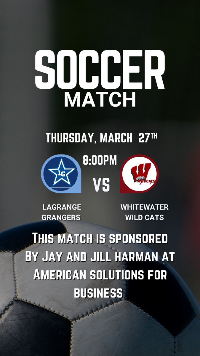 Big game tonight. Go Grangers!