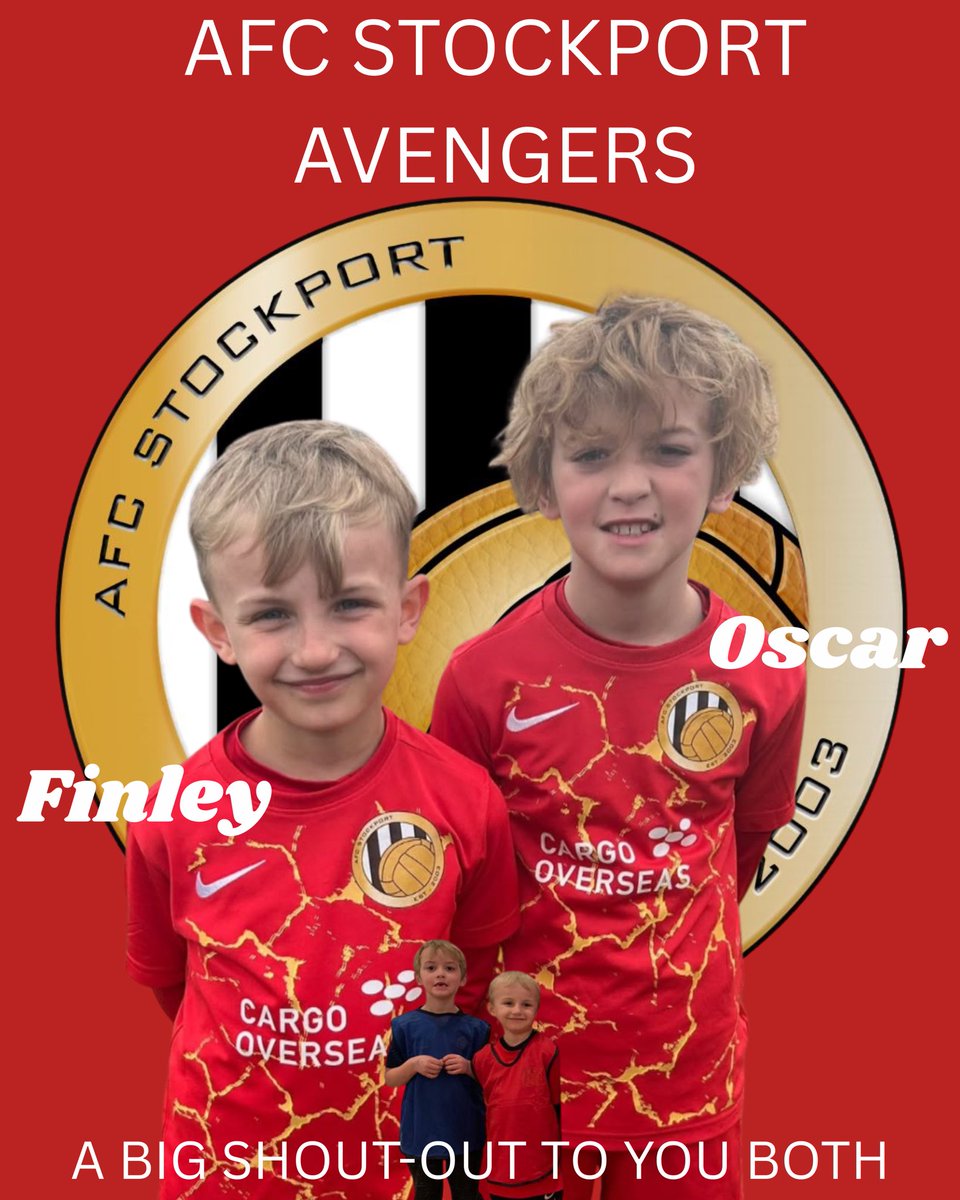AFC_Stockport's tweet image. A huge respect to these too. What commitment they have shown over the years. Well done to Finley &amp;amp; Oscar ! #fromdayone
