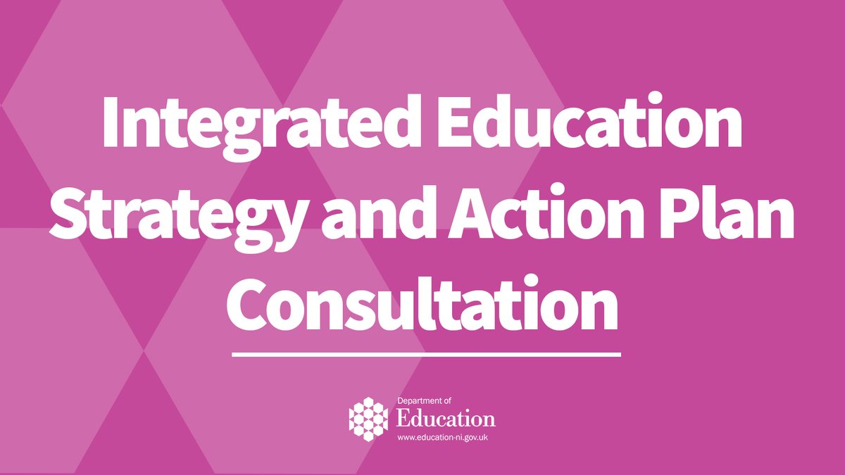 Education NI (@education_ni) on Twitter photo Education Minister <a href="/paulgivan/">Paul Givan</a> has launched a public consultation seeking views on the updated Integrated Education Strategy and Action Plan.
Read more: education-ni.gov.uk/news/views-sou… Education Minister <a href="/paulgivan/">Paul Givan</a> has launched a public consultation seeking views on the updated Integrated Education Strategy and Action Plan.
Read more: education-ni.gov.uk/news/views-sou…