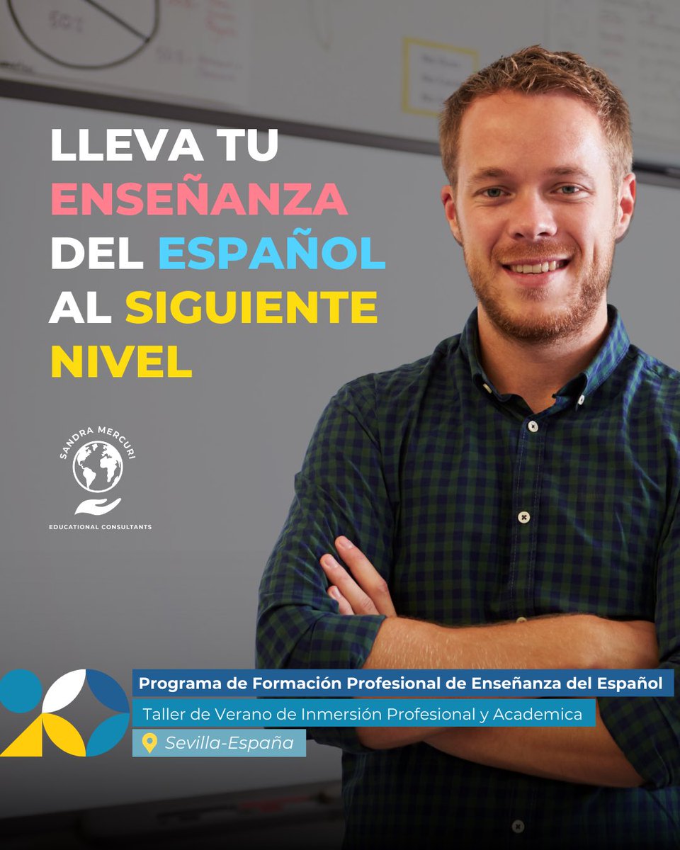 TODAY is the first session of the Professional Training Program in Spain – Cultural Immersion in Seville!
Don’t miss it!

📝 Register here: lnkd.in/eMTh2EyZ
💻 Join via Zoom: us06web.zoom.us/j/89884458644?…
📅 March 27 – 5:30 PM (Central Time)