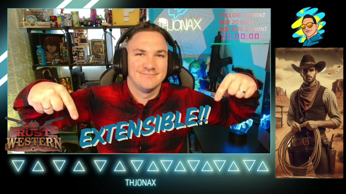 ThjonaxTwitch's tweet photo. Hoy a las 18:00 Empezamos EXTENSIBLE  se viene #RUSTWESTERN a dar polvo vaqueros!! https://t.co/2d7rbUMegV https://t.co/ij1ygqSdkO