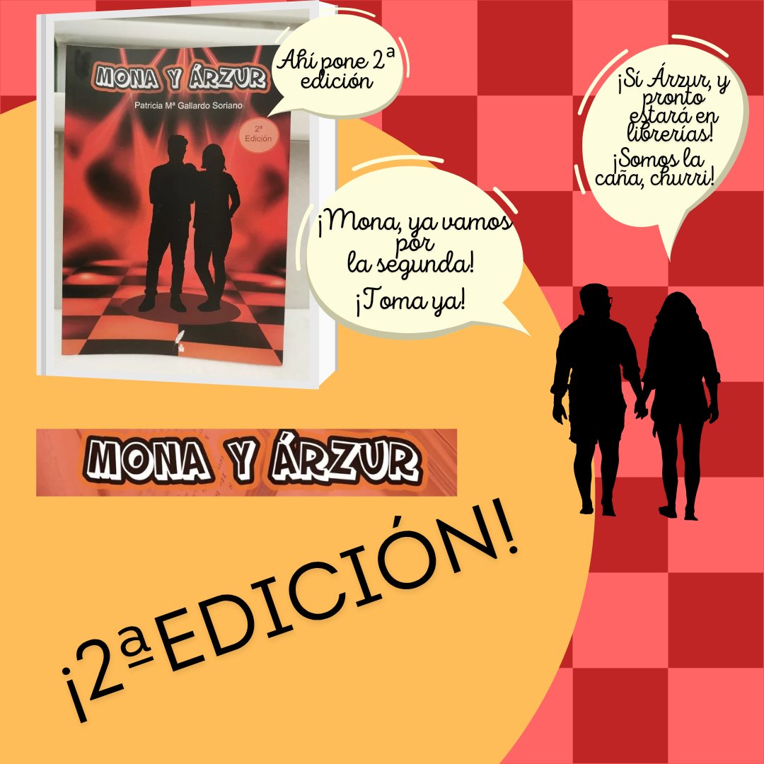 Bueno tenemos 2ªEDICIÓN De Mona y Árzur <a href="/DavidLopeziMgin/">David López</a> <a href="/Diverliteraria/">Diversidad literaria</a> <a href="/gaditurbo/">Miguel Soriano</a> <a href="/J_Sullivan1980/">John Sullivan</a> <a href="/VeronicaSanMor/">Verónica Sánchez</a> <a href="/BMCadiz/">Bibliotecas Cádiz</a> <a href="/GabyTescritora/">GabyTaylorescritora</a> <a href="/InstCervantes/">Instituto Cervantes</a> #libros #escritora #soundtrack #librosrecomendados