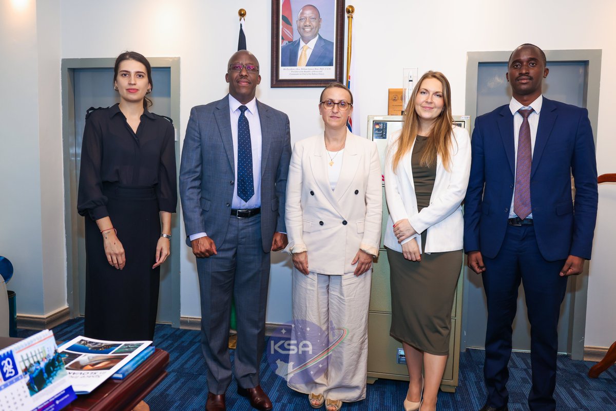 The Director General of the Kenya Space Agency, Brig. Hillary Kipkosgey, today hosted H.E. Katarína Žuffa Leligdonová, the Slovak Ambassador to Kenya, at the Agency’s Headquarters in Nairobi.

The discussions focused on potential areas of collaboration with the Slovak Space