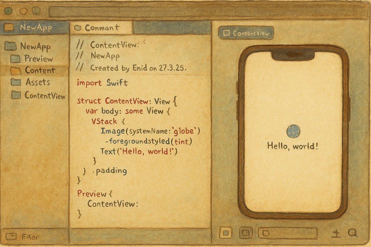 If Xcode had a Ghibli-style theme...