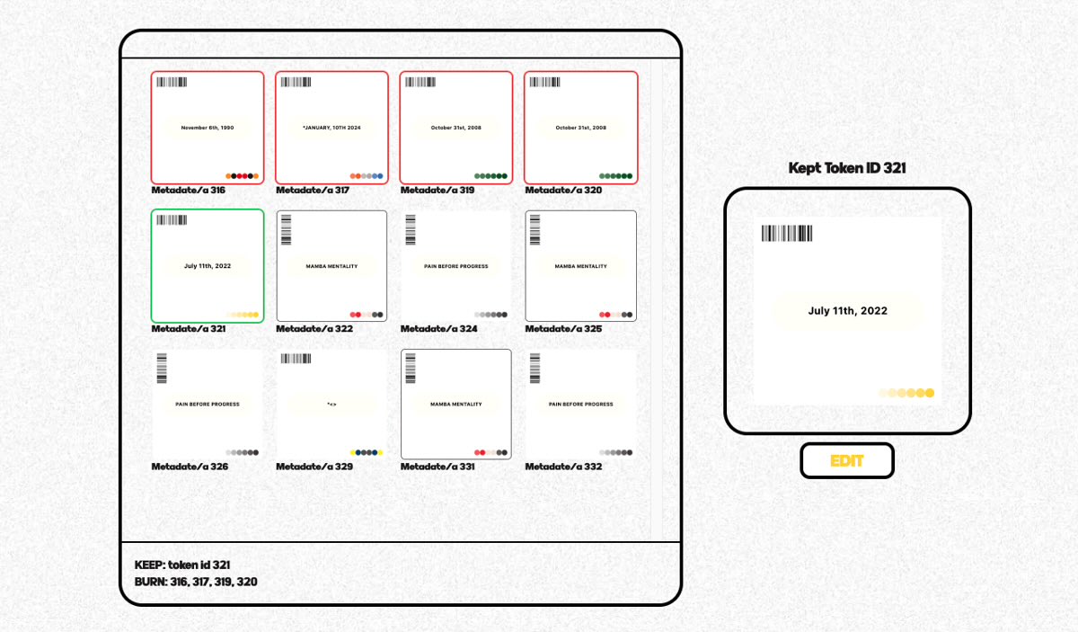 i realize in web3 ppl don’t like ideas or experiences, especially and specifically when trust is unknown. <a href="/metadatea/">Metadate/A</a> is an idea, but more expansively it’s on-chain performance, where the minter/holder/participant becomes the artist. retinal art is cool, but I see many repetitive