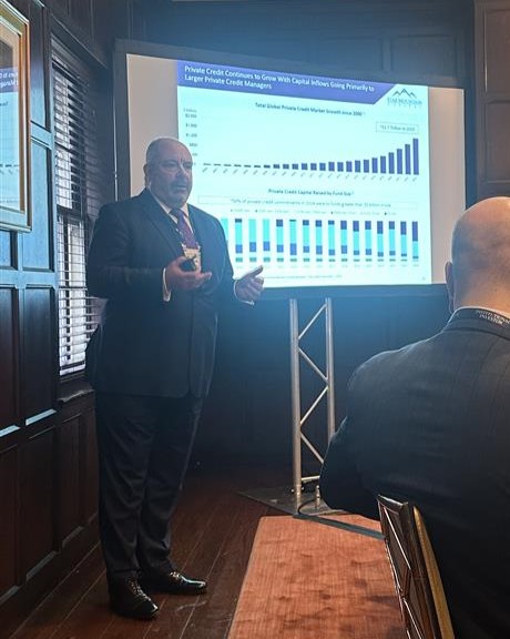 #PrivateCredit is growing, but the lower middle-market remains a key opportunity, shared #SMC President Scott Couto at @IImag’s Alpha Edge North America on 3/13, highlighting covenants, aligned borrowers &amp; #Secondaries. Learn more about Mr. Couto here: okt.to/ozeDUO