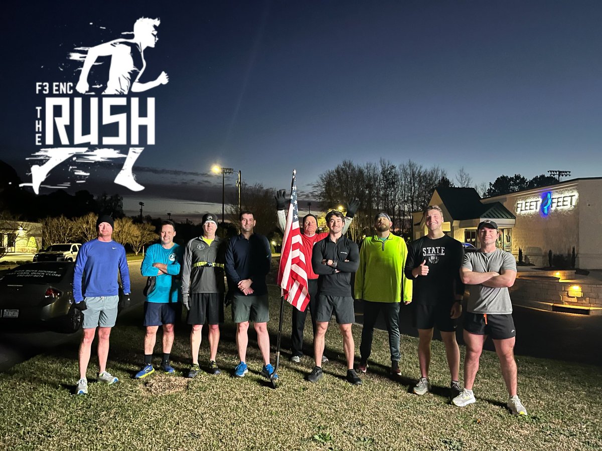 F3ENC's tweet image. 61 #f3enc men today!  #f3nation #f3counts
22 @ #thegoodfight
11 @ #therush
16 @ #theclydesdales
6 @ #tibaccoroad
2 @ #blackopsruck
4 @ #shieldlock