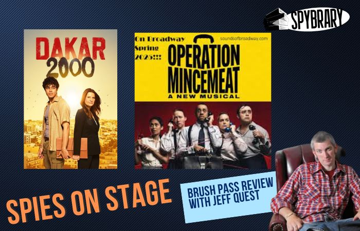 Spybrary (@spybrary) on Twitter photo Spies on Stage! New Podcast episode released - <a href="/spywrite/">Jeff</a>  gives you the lowdown on two spy plays he watched in NYC! Operation Mincemeat and Dakar 2000
Available on all good #podcast apps and on YouTube - just search 'Spybrary' Spies on Stage! New Podcast episode released - <a href="/spywrite/">Jeff</a>  gives you the lowdown on two spy plays he watched in NYC! Operation Mincemeat and Dakar 2000
Available on all good #podcast apps and on YouTube - just search 'Spybrary'