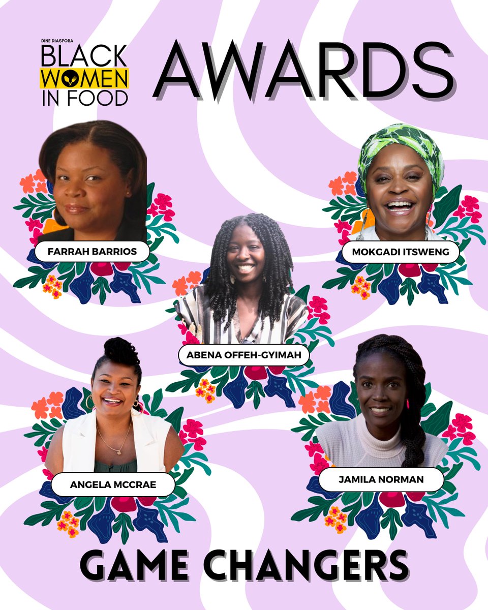 Big ideas. Bold moves. Real change. 

The #BlackWomenInFood Awards Game Changers are making sure we have access to fresh food, sustainability is prioritized, and Black farmers are empowered.

🌍Visit blackwomeninfood.org/awards to see the impact they’re making.
