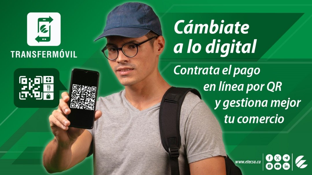 📌 El pago por QR 📲 , es una realidad que beneficia a todos 👪👴🧓
👉Hazlo parte de tu negocio 💰 Facilita a tus clientes el pago de servicios y productos #CubaPorLaTransformaciónDigital #EtecsaTeAcompaña #EtecsaConCuba