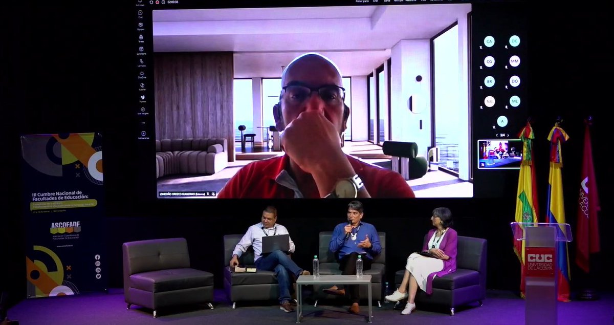 "Reafirmamos nuestro compromiso de trabajar junto a todas las organizaciones que impactan la formación de maestros. Contamos con un valioso capital humano en facultades de educación, y estamos dispuestos a compartir nuestro conocimiento",José Aparicio #CumbreEducación <a href="/AscofadeCo/">Ascofade</a>