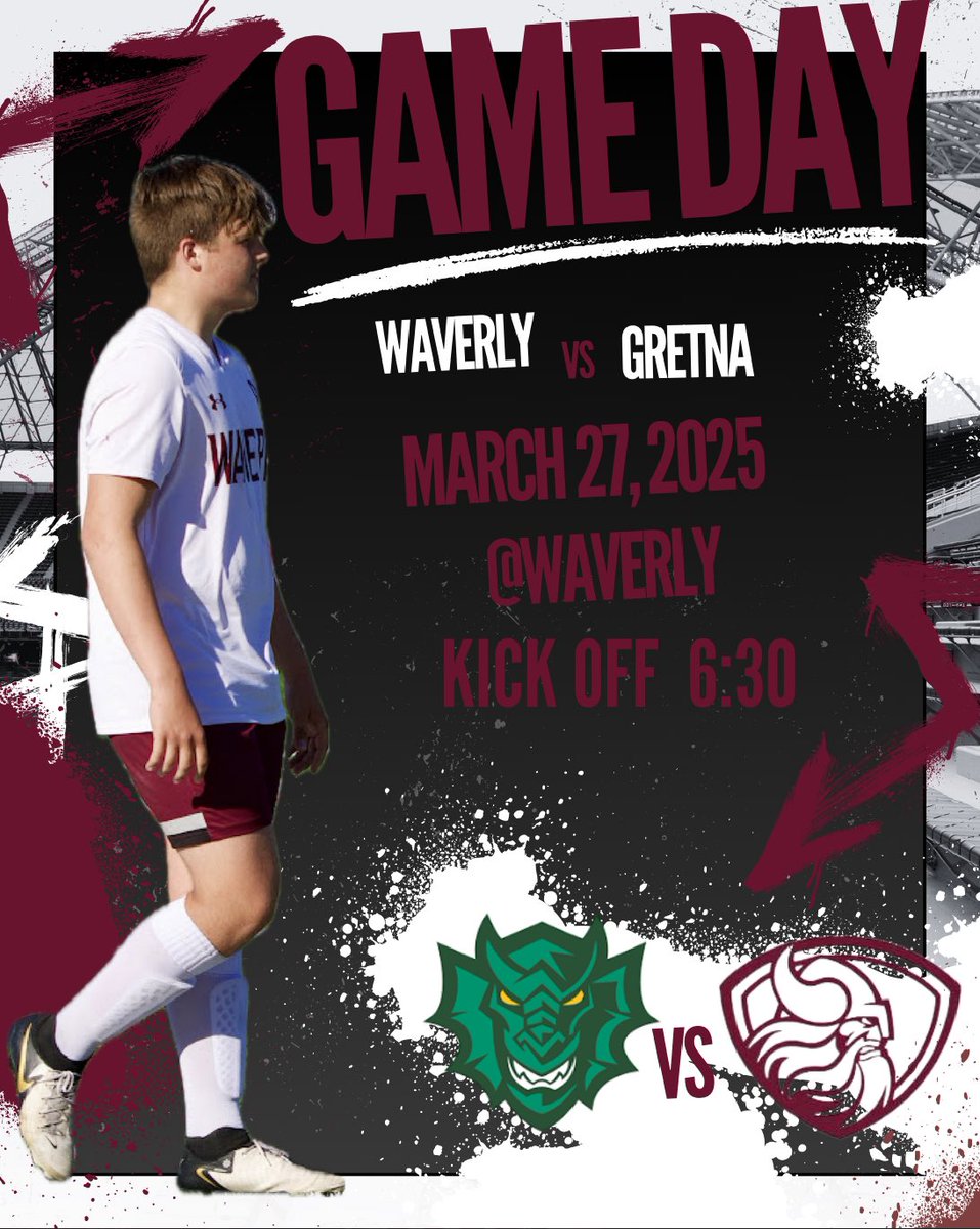 📍Waverly High School
🆚Gretna Dragons
⌚️6:30