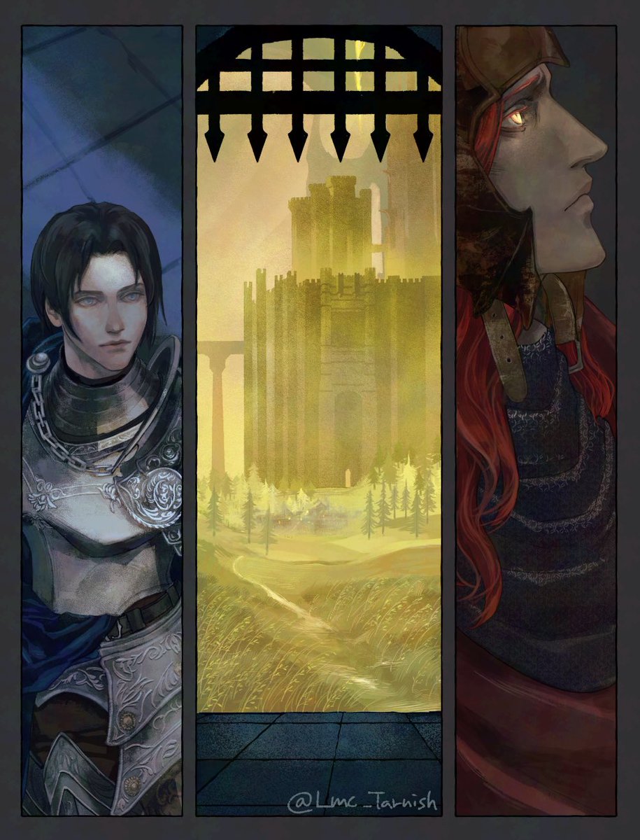 Long Distance #EldenRingFanart #Rellana #Messmer