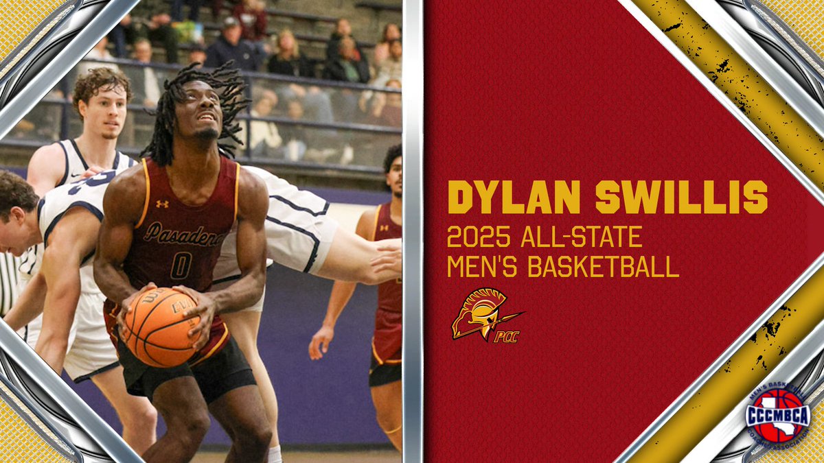 PCC Athletics (@pccathletics) on Twitter photo PCC's Dylan Swillis Named To All-State Men's Basketball Team pcclancers.com/sports/mbkb/20…
<a href="/DylanSwillis/">Dylan Swillis</a> <a href="/PCCLancersMBB/">Pasadena MBB</a> <a href="/Coach_Frazer/">Ryan Frazer</a> <a href="/CCCMBCA/">CCCMBCA</a> <a href="/SouthCoastConf1/">South Coast Conference</a> <a href="/PCCLancer/">PasadenaCityCollege</a> PCC's Dylan Swillis Named To All-State Men's Basketball Team pcclancers.com/sports/mbkb/20…
<a href="/DylanSwillis/">Dylan Swillis</a> <a href="/PCCLancersMBB/">Pasadena MBB</a> <a href="/Coach_Frazer/">Ryan Frazer</a> <a href="/CCCMBCA/">CCCMBCA</a> <a href="/SouthCoastConf1/">South Coast Conference</a> <a href="/PCCLancer/">PasadenaCityCollege</a>