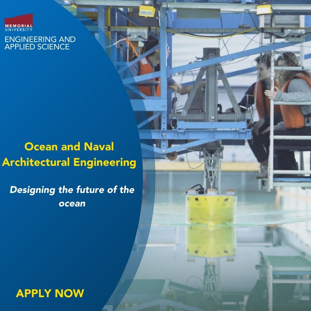 Memorial University’s Ocean and Naval Architectural Engineering program is one of the top in North America!  It’s the only CEAB-accredited program in Canada and the only one worldwide with mandatory co-op. mun.ca/engineering/on…