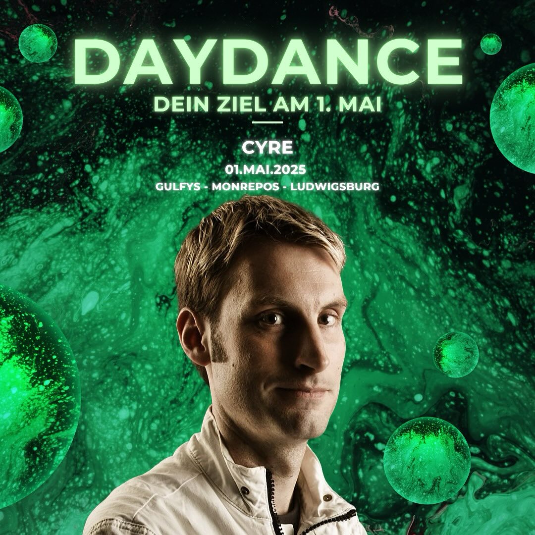 CyreDJ's tweet photo. I'm so glad to announce that I will be part of a new daytime openair event called #DayDance at Gulfy's Monrepos on 01/05/2025. More infos and the full lineup will follow soon. So if you like #melodic #deep & #progressive tunes, better get your ticket now:
https://t.co/i1o9hTdkbu https://t.co/9mUGwi5a3X