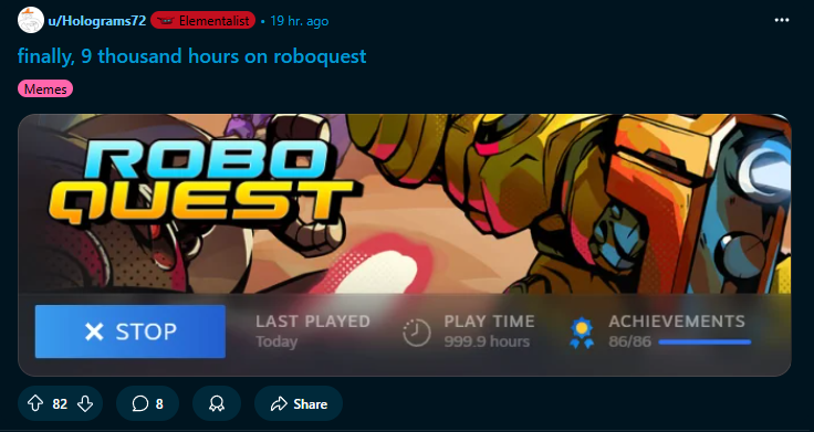 Average Roboquest enjoyer