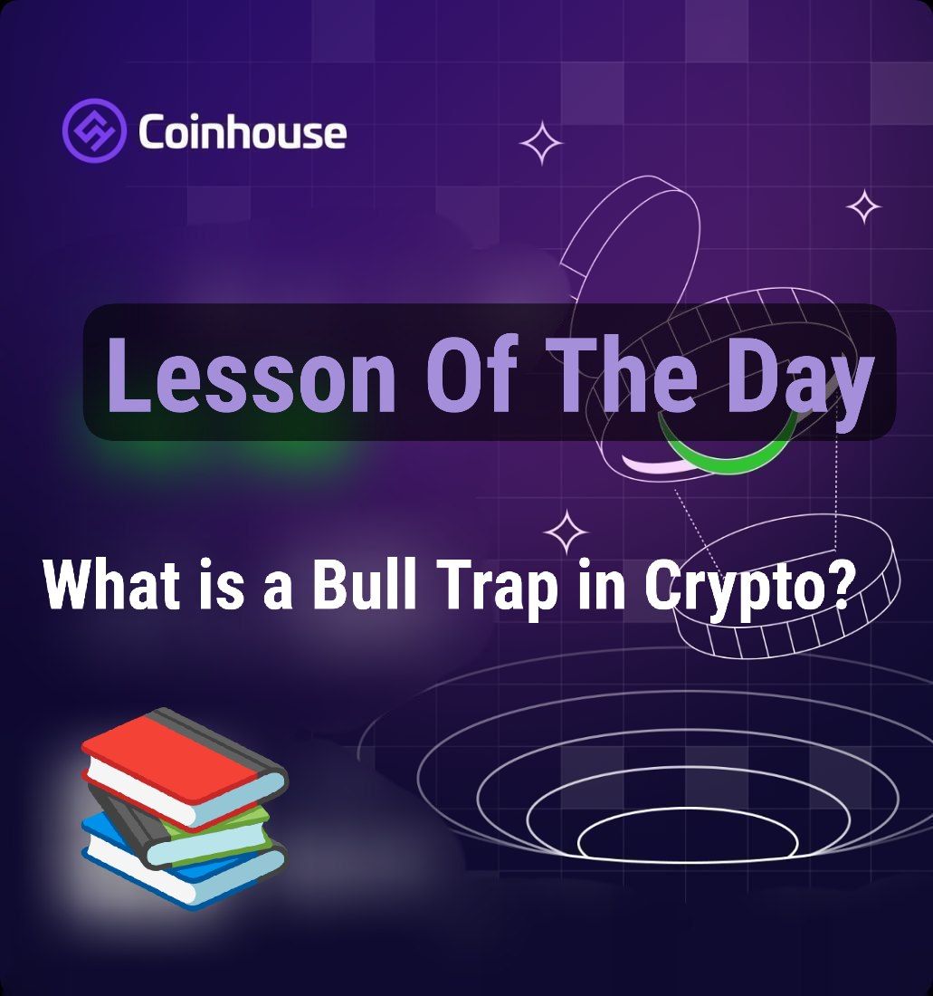 Coinhouse_EX's tweet photo. What is a Bull Trap in Crypto? 🐂⚠️
A bull trap happens when a crypto asset appears to break out upwards but quickly reverses, trapping traders who went long.
✔ Can lead to heavy losses
✔ Often triggered by false breakouts
✔ Always confirm trends before investing
🔗 Learn More: https://t.co/O5JnApIimA
#BullTrap #CryptoTrading #MarketTrends #CoinHouse