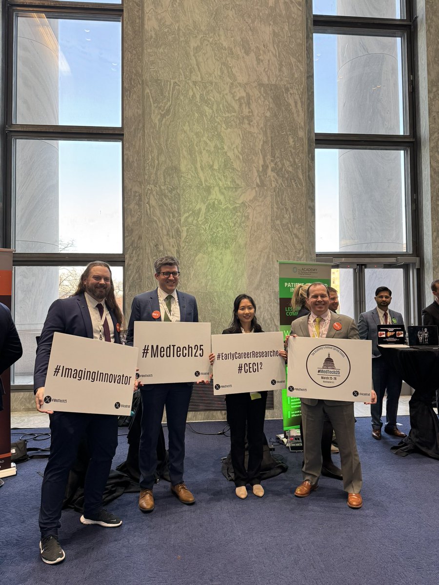 @Acadrad (@acadrad) on Twitter photo #MedTech25 was a success!! Members of the 2024-25 #CECI2 class and <a href="/Summerin3D/">Dr. Summerin3D</a> shared their research with attendees, including some Congresspeople and their staff! Thank you to everyone who stopped by! #AcadRad #MedTech25 was a success!! Members of the 2024-25 #CECI2 class and <a href="/Summerin3D/">Dr. Summerin3D</a> shared their research with attendees, including some Congresspeople and their staff! Thank you to everyone who stopped by! #AcadRad