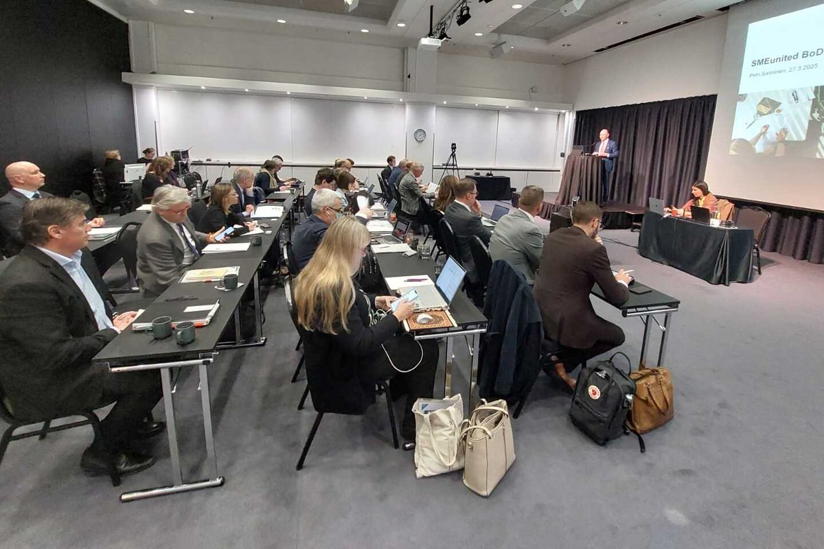 📢 El president de PIMEC defensa la simplificació administrativa i la millora del finançament de les #pimes en la Junta Directiva d’<a href="/SMEunited/">SMEunited</a>.

☑️ En el marc d’una trobada amb l’<a href="/EU_ECHA/">European Chemicals Agency - ECHA 🇪🇺</a> a Helsinki, <a href="/AntoniCanete/">Antoni Cañete</a> trasllada les dificultats de les empreses de menor dimensió del